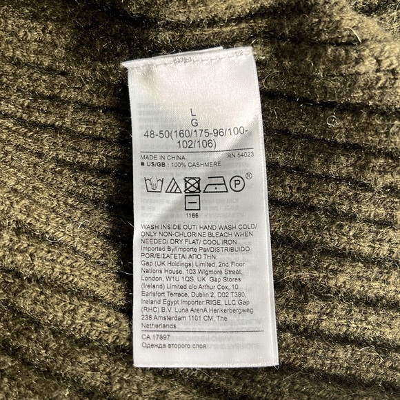 Banana Republic 100% Cashmere Sweater Large - Picture 9 of 9